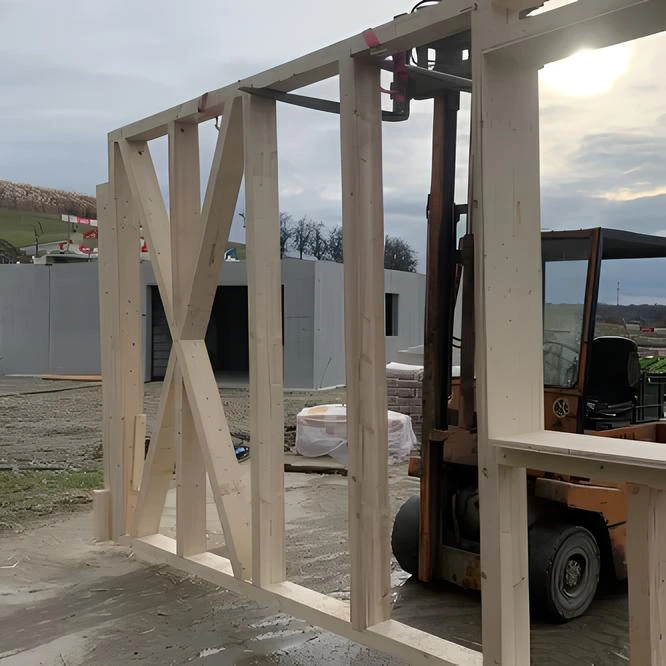 Vorbereitung des Holzrahmens